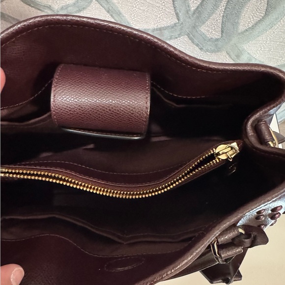 Coach Merlot Margot Studded Leather Satchel - Picture 4 of 10